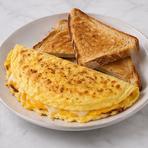 Cheese Omelette & Toast