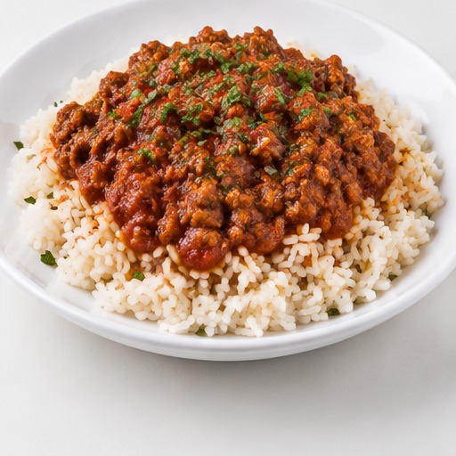 Rice Bolognaise