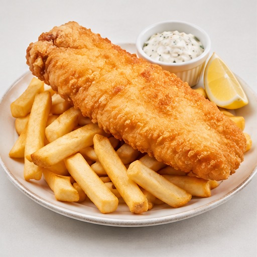 Beer-Battered Fish & Chips