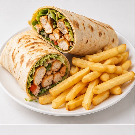 Chicken Wrap & Chips