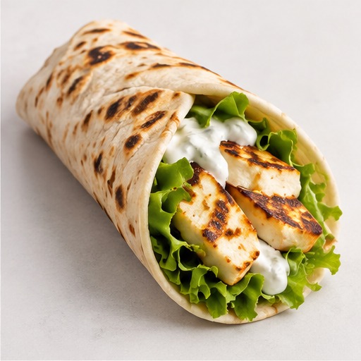 Halloumi Flatbread Wrap