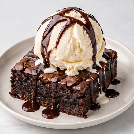 BROWNIE & ICE CREAMS
