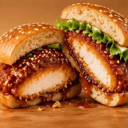 Dunked Crunch Burger