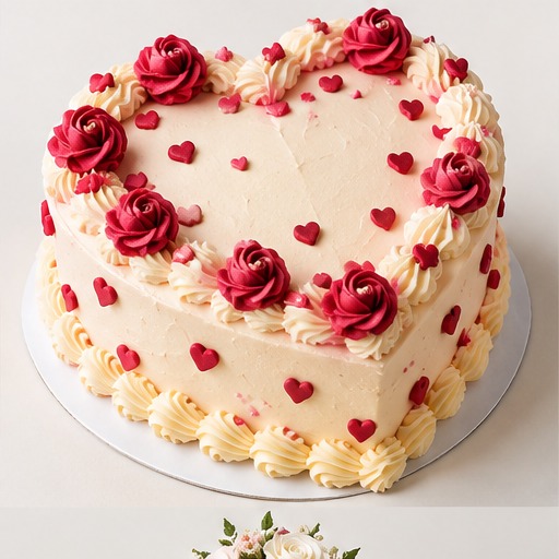 Heart-Shaped Cake