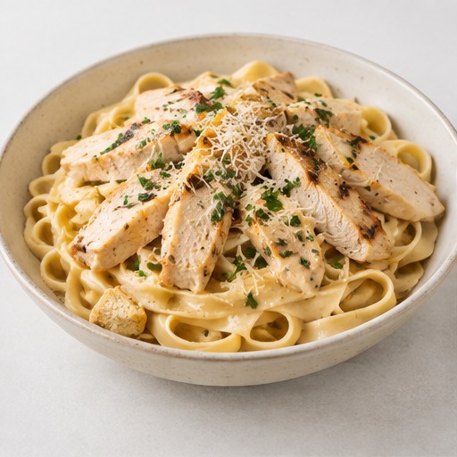CHICKEN ALFREDO PASTA