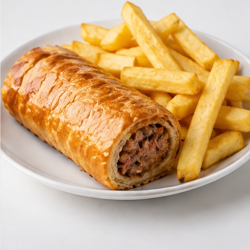 Sausage Roll & Chips