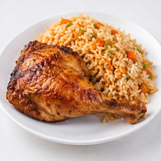 Quarter Chicken & Rice