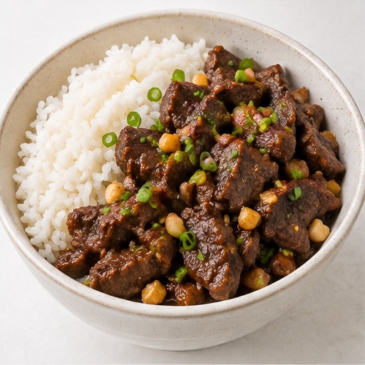 Garlic Beef Rice
