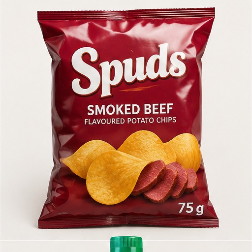 Spuds Smoked Beef 75g
