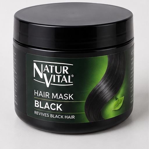 NATUR VITAL BLACK HAIR MASK 300ML