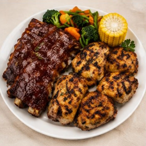 Ribs & Thighs Combo