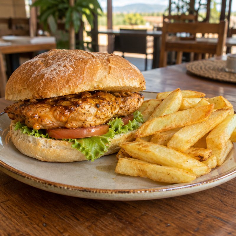 Chicken Prego + Chips