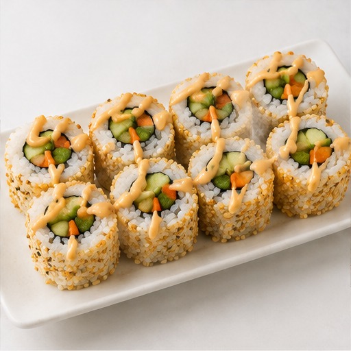 Veg Crunch Roll (8pc)