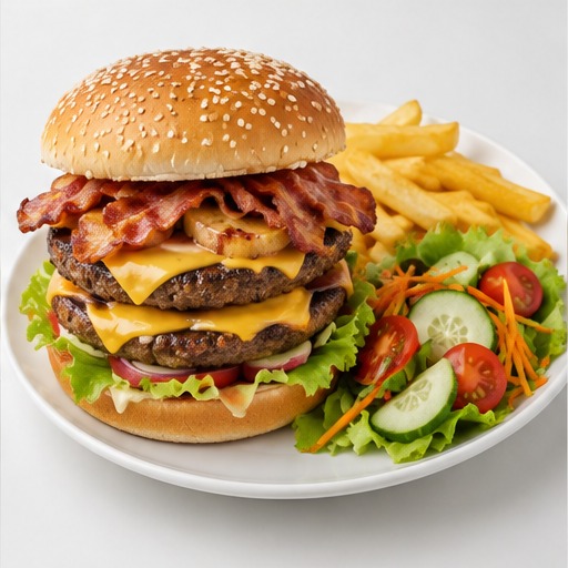 Double Sizzling Bacon Burger