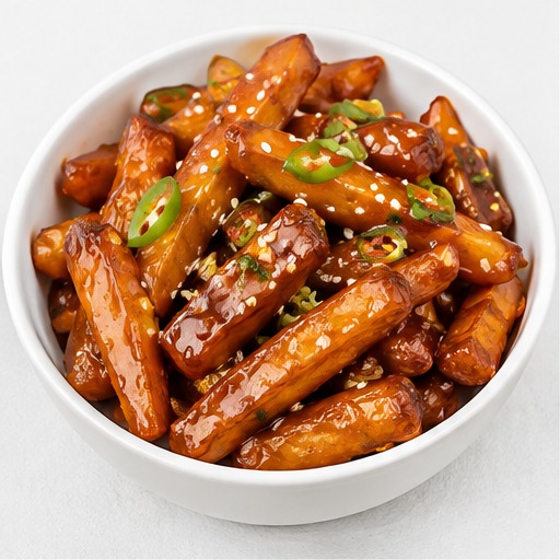 HONEY CHILLY POTATOES