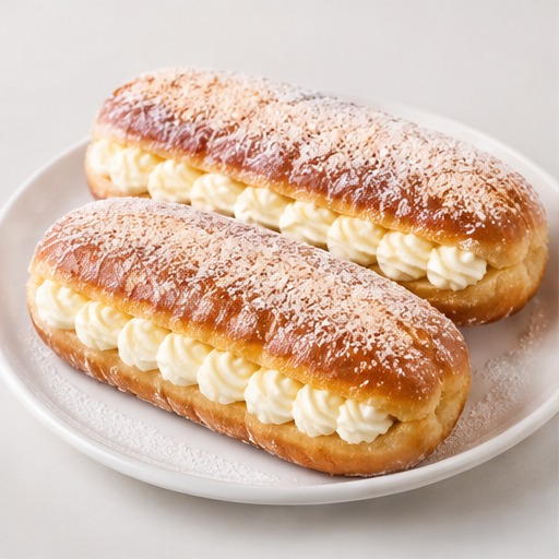 Long Cream Doughnuts
