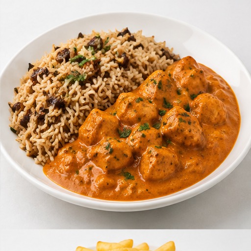 Butter Chicken with Balsamic Rice