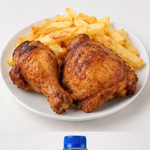 2pc Chicken & Chips