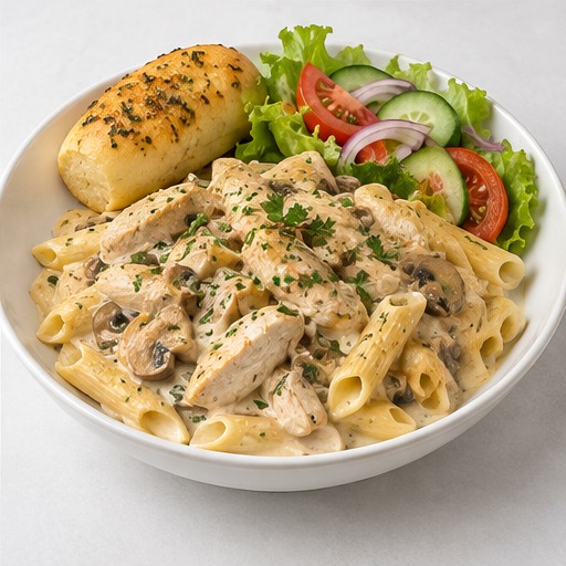 Creamy Chicken and Mushroom Pasta