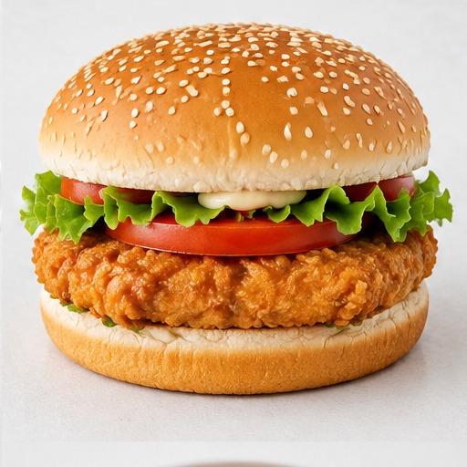 Chicken Single Patty Burger