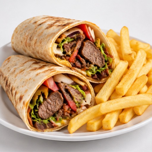 Beef Wrap & Chips
