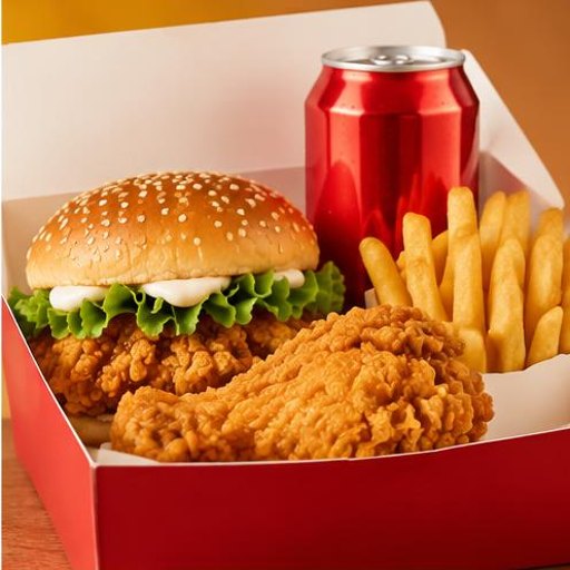 Fully Loaded Box Meal with Can Soft Drink