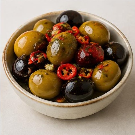 Spicy Mixed Olives