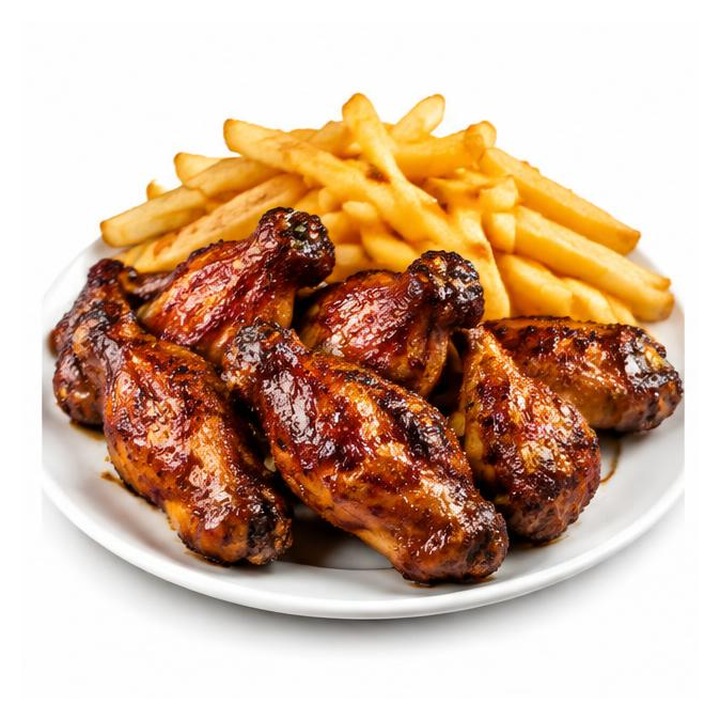 5 Wings + Chips