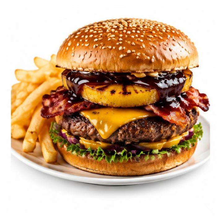 Mjojo Burger + Chips