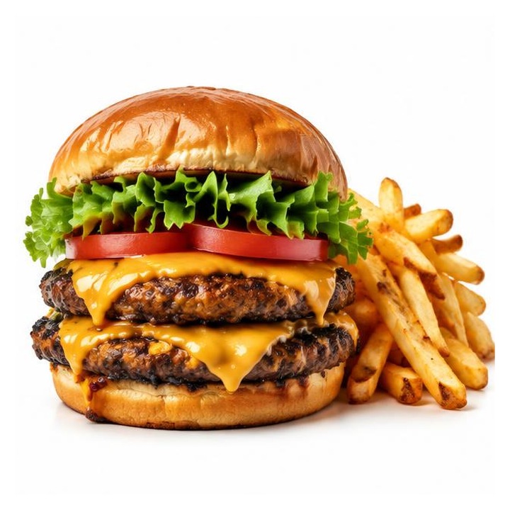 Original King Steer Burger + Chips