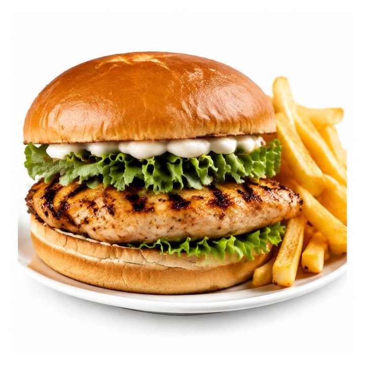 Chicken Burger + Chips